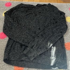 Gap Kids Girls Black Hoodie With Stars